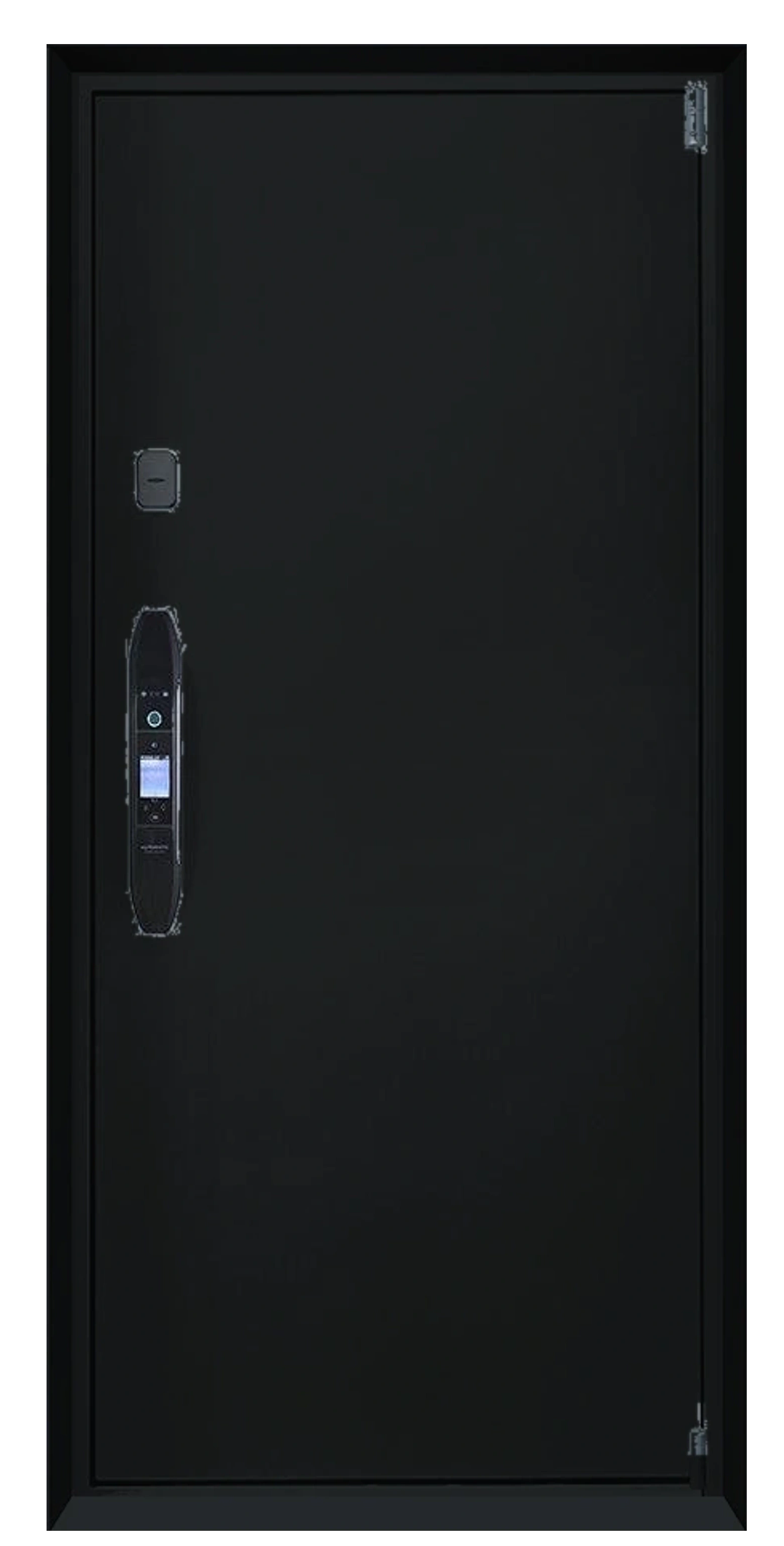 Стальная дверь «Система» с умным замком графитно-чёрный в Воскресенске — фото 1
